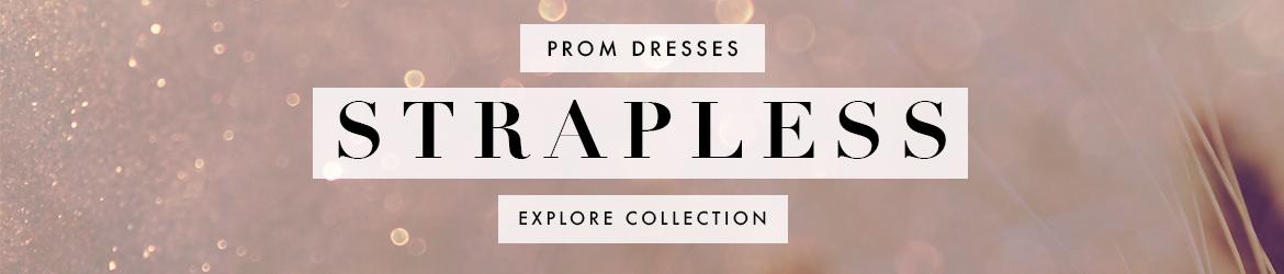 Picture of: Strapless Prom Dresses