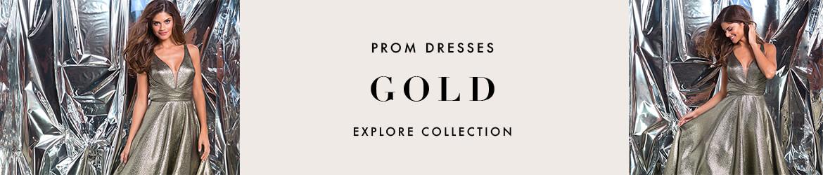 Picture of: Gold Prom Dresses and Rose Gold Prom Gowns