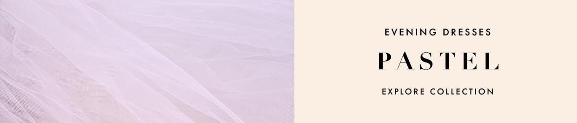 Pastel evening dresses