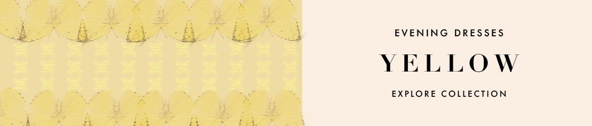 Yellow evening dresses