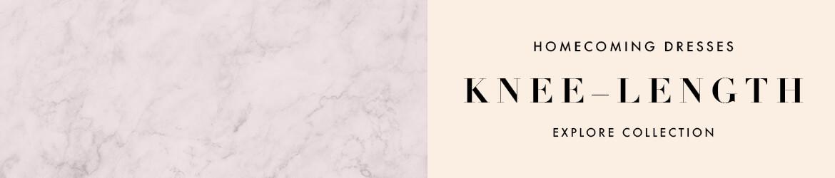 knee length homecoming dresses