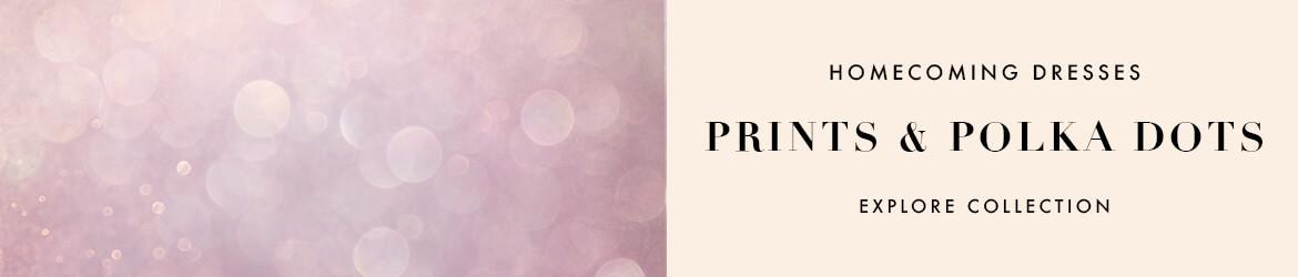 printed homecoming dresses