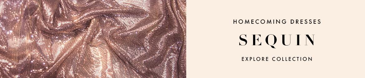 sequin homecoming dresses