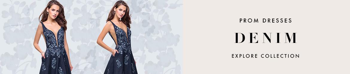 Picture of: Denim Prom Dresses