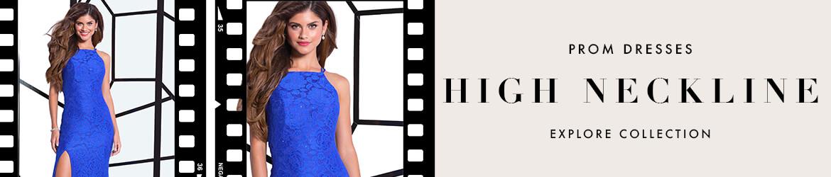 Picture of: High Neck Prom Dresses