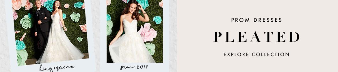 Picture of: Pleated Prom Dresses