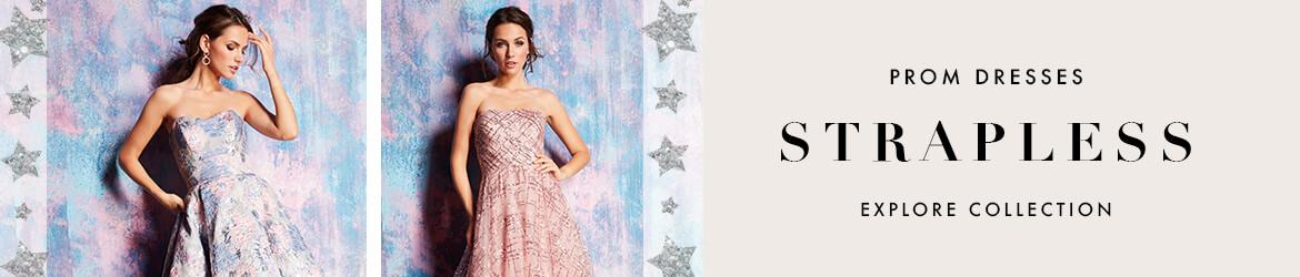 Picture of: Strapless Prom Dresses