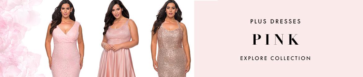 Picture of: Pink Plus Size Dresses
