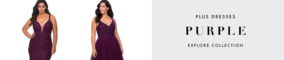 Picture of: Purple Plus Size Dresses