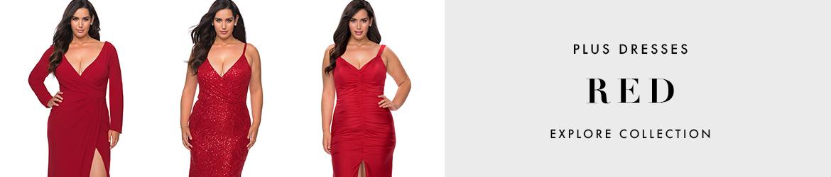 Picture of: Red Plus Size Dresses