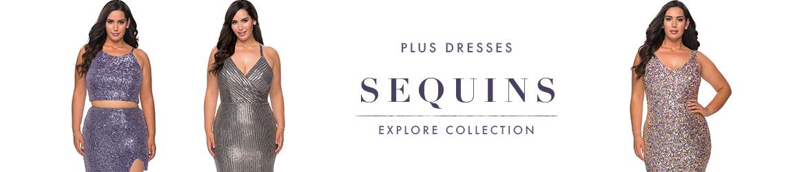 Picture of: Sequin Plus Size Dresses