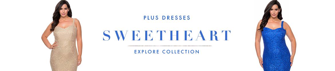 Picture of: Sweetheart Plus Size Dresses
