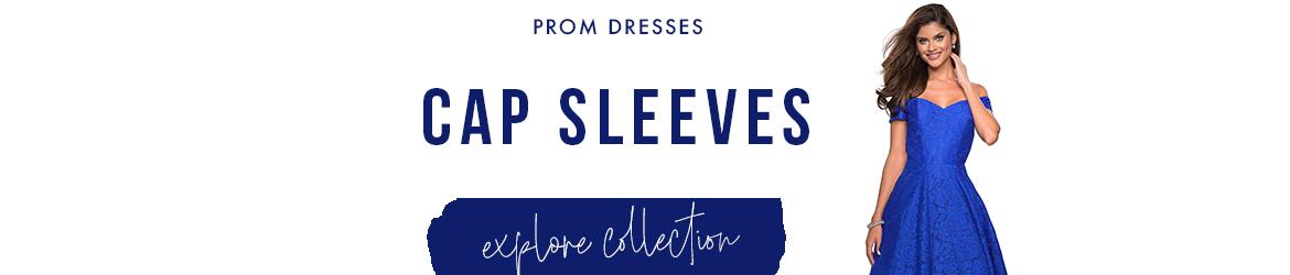 Picture of: Cap Sleeve Prom Dresses