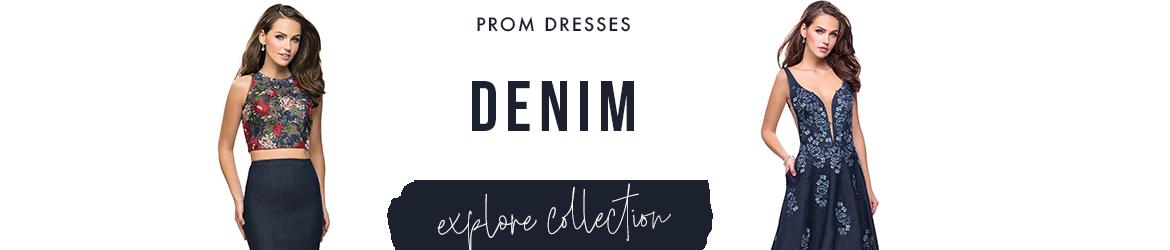 Picture of: Denim Prom Dresses
