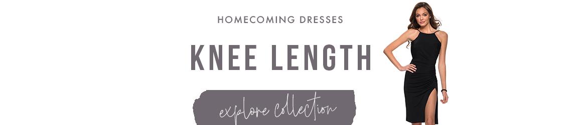 knee length homecoming dresses