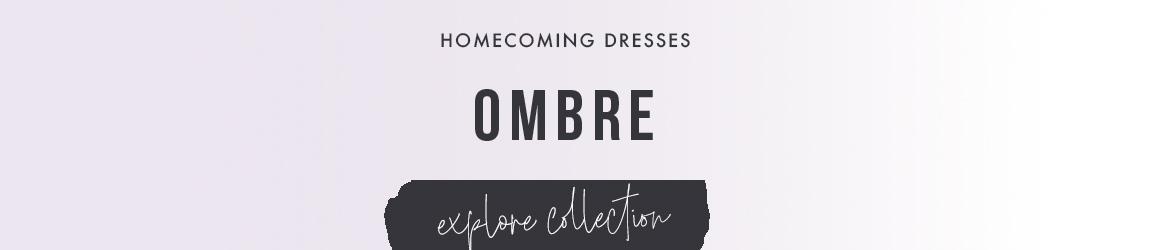ombre homecoming dresses 