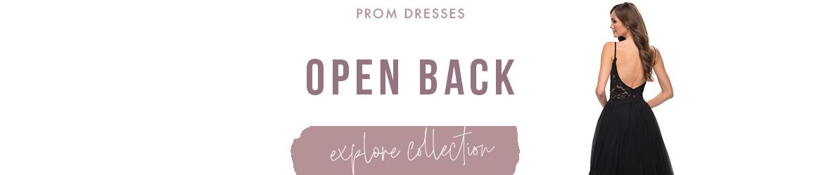 Picture of: Open Back Prom Dresses