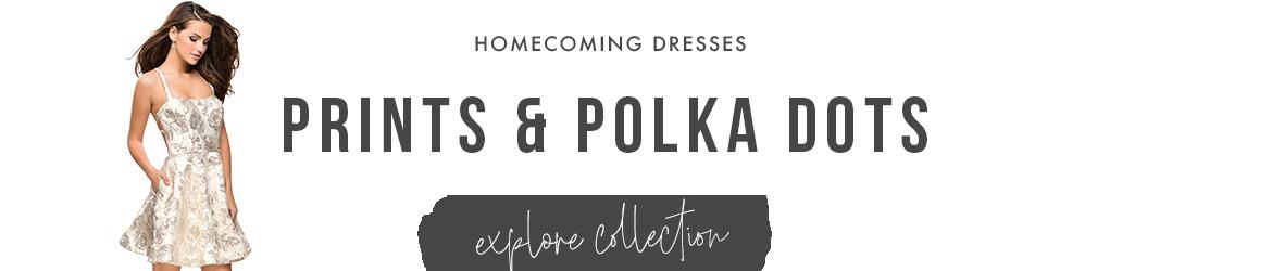 printed homecoming dresses