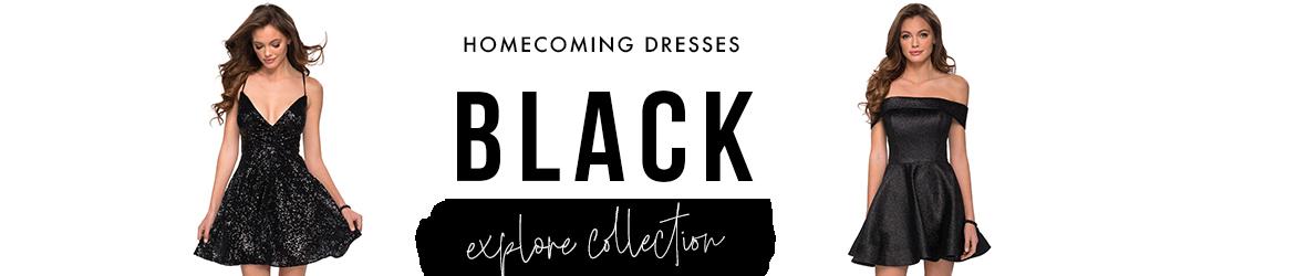 Black homecoming dresses