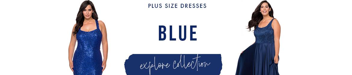 Picture of: Blue Plus Size Dresses