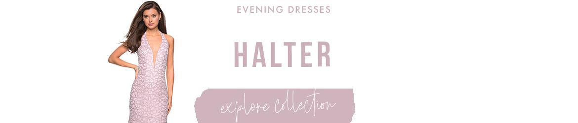Halter evening dresses