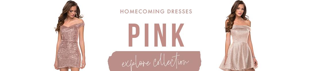 Pink homecoming dresses