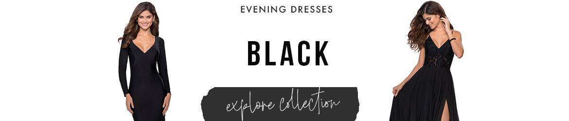 Black evening dresses