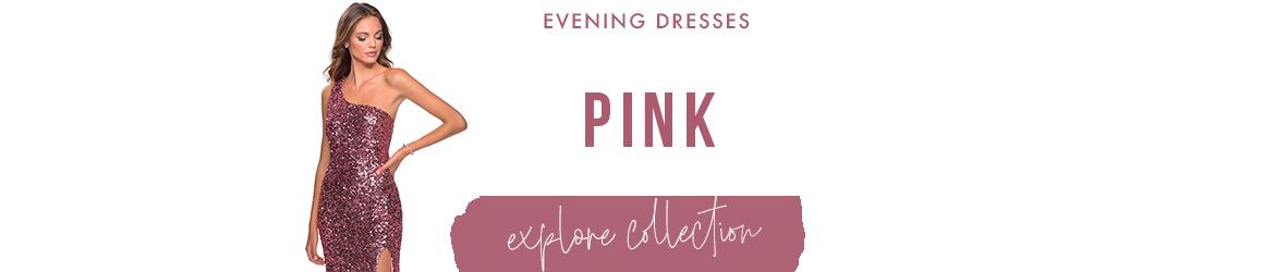 Pink evening dresses