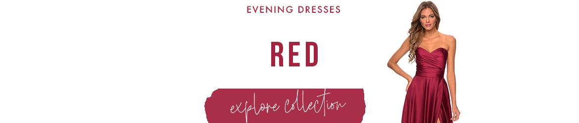 Red evening dresses