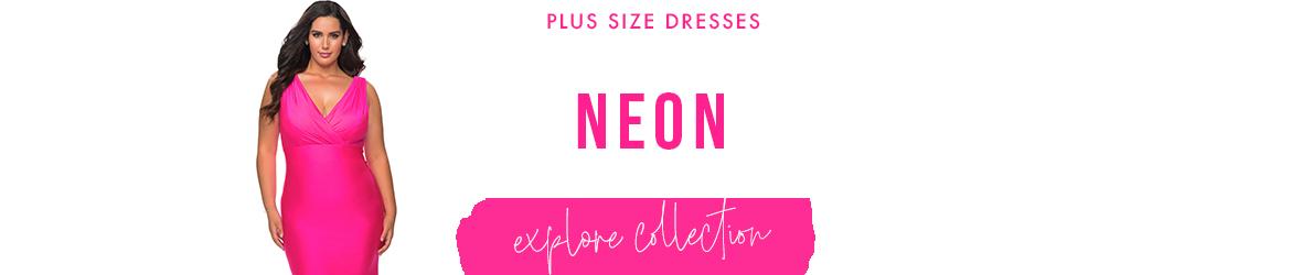 Picture of: Neon Plus Size Dresses