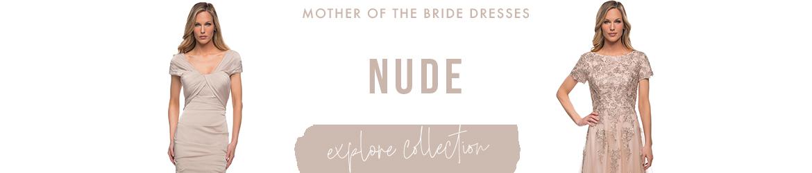 Picture of: Nude and Champagne Mother of the Bride Dresses