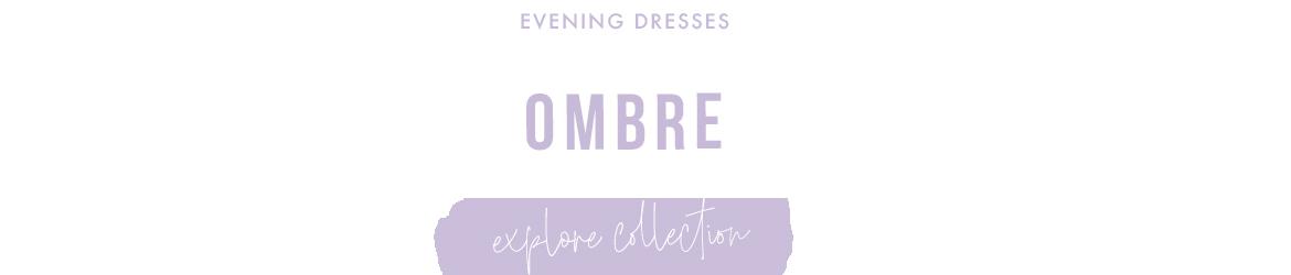 Ombre evening dresses