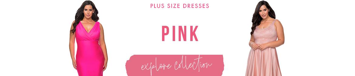 Picture of: Pink Plus Size Dresses