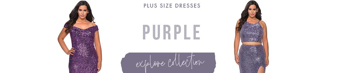Picture of: Purple Plus Size Dresses