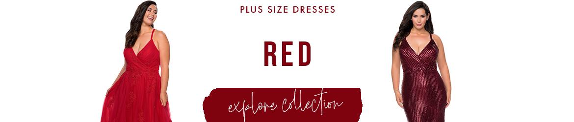 Picture of: Red Plus Size Dresses