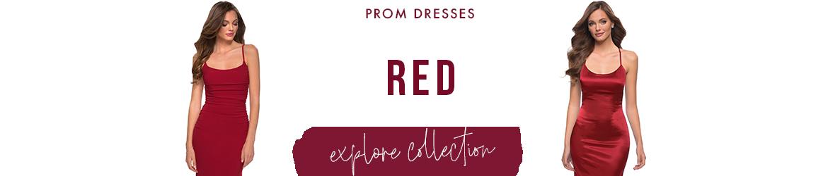Picture of: Red Prom Dresses and Burgundy Prom Gowns