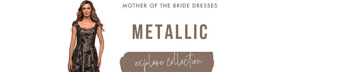 Picture of: Metallic Mother of the Bride Dresses