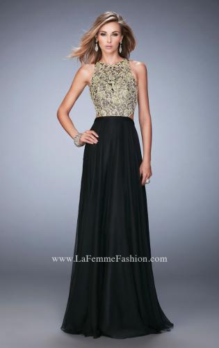 Black And Gold Prom Dresses And Two Piece Black And Gold Prom Dresses La Femme