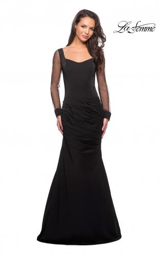 Sheer sleeve gown Clearance