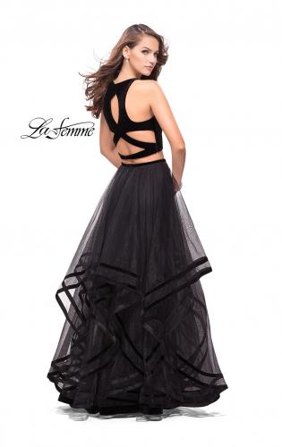 La femme deals velvet dress