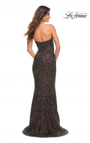 black sequin dress prom