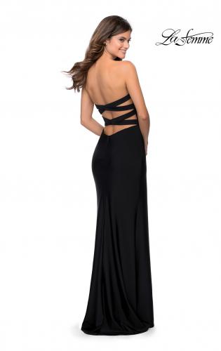 strapless evening dresses