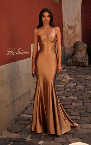 Gold Evening Dresses | La Femme