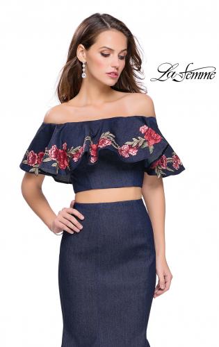 Denim Prom Dresses | La Femme