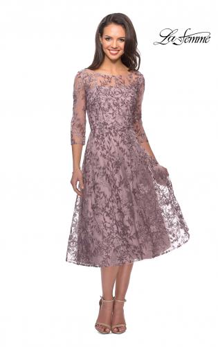mother of bride purple dress
