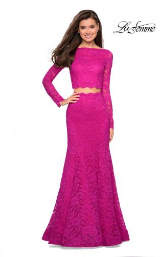 magenta dress with sleeves