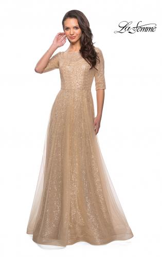 light gold gown
