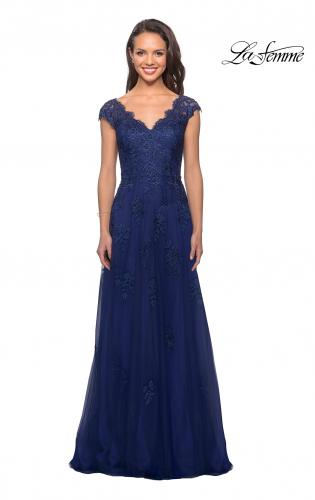 marine blue mother of the bride dresses