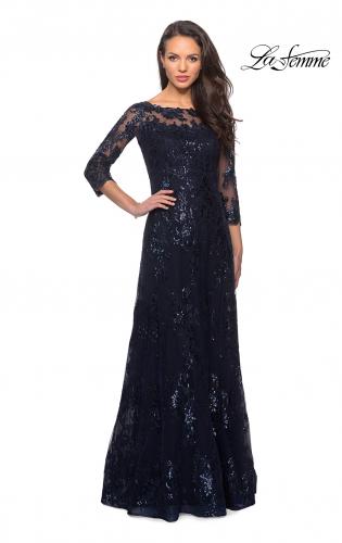 navy and blush mother of the bride dresses