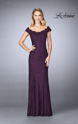 mother of the bride purple dress